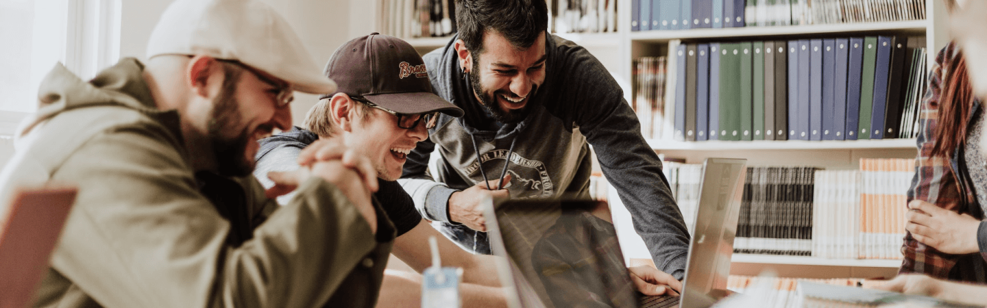 The team working together at Roev